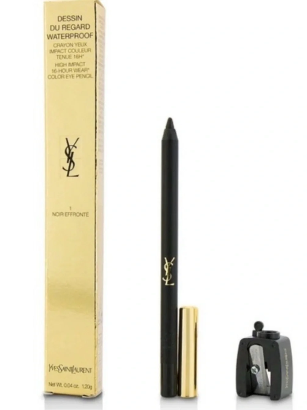 YSL Black Eyeliner Case Pack of 12 Waterproof Full size